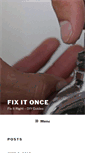 Mobile Screenshot of fix-it-once.com